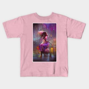 Beauty in the rain Kids T-Shirt